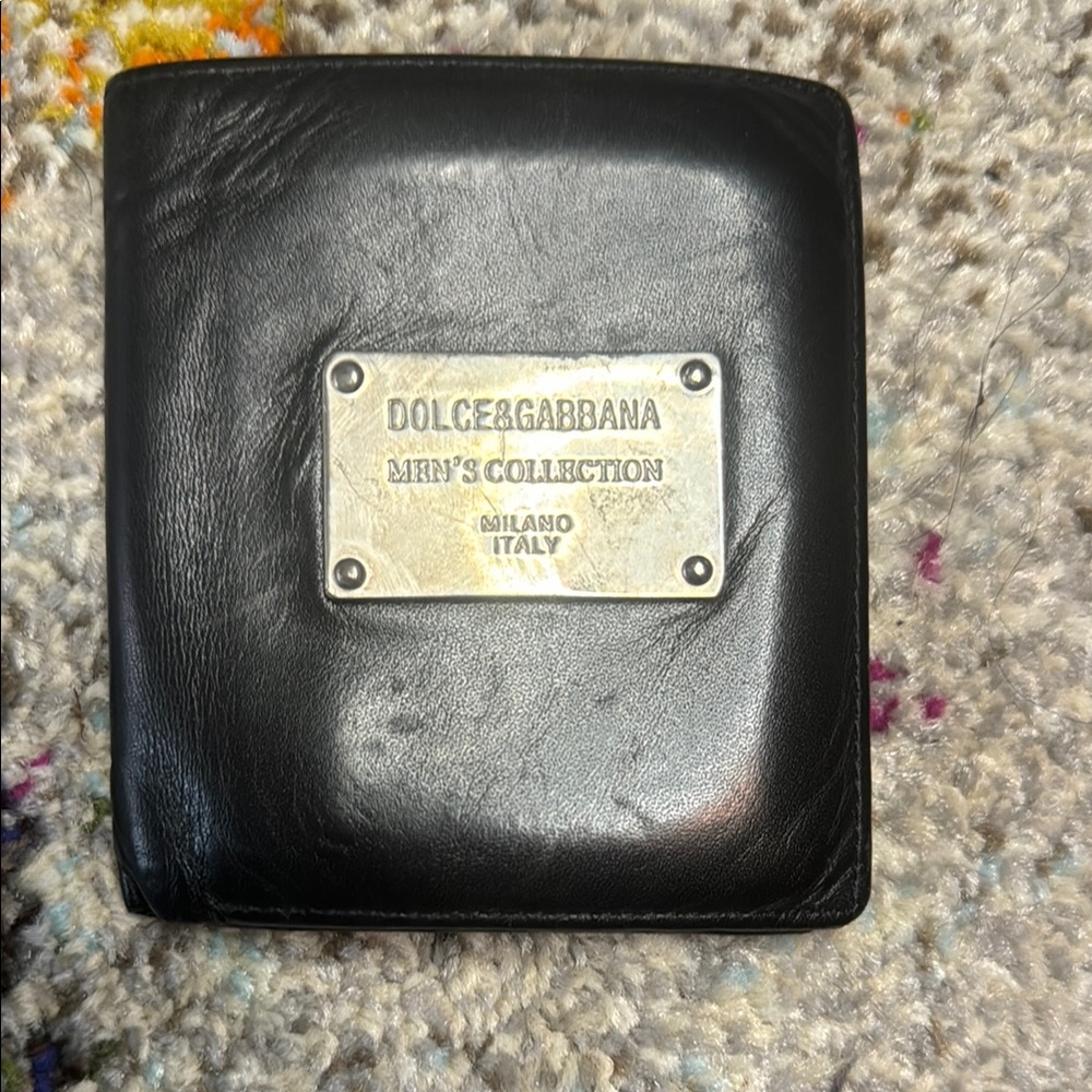 Dolce & Gabbana Men's Collection Black Wallet